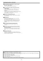 Preview for 12 page of Panasonic AW-HN130KP Operating Instructions Manual