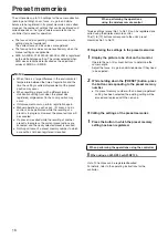 Предварительный просмотр 16 страницы Panasonic AW-HN38HKE Operating Instructions Manual