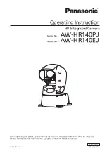 Panasonic AW-HR140 Operating Instruction preview