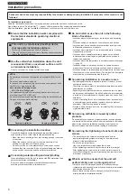 Предварительный просмотр 6 страницы Panasonic AW-HR140PJ Operating Instructions Manual