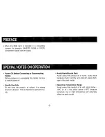 Preview for 4 page of Panasonic AW-PB302 Operating Instructions Manual