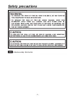 Preview for 3 page of Panasonic AW-PB305AN Operating Instructions Manual