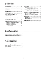 Preview for 5 page of Panasonic AW-PB305AN Operating Instructions Manual