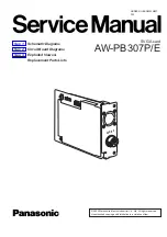 Preview for 1 page of Panasonic AW-PB307E Service Manual