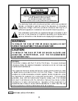 Preview for 2 page of Panasonic AW-PB309P Operating Instructions Manual