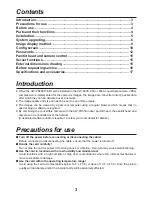 Preview for 3 page of Panasonic AW-PB309P Operating Instructions Manual