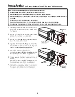 Preview for 5 page of Panasonic AW-PB309P Operating Instructions Manual