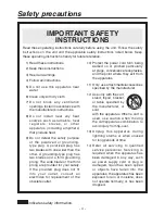 Preview for 4 page of Panasonic AW-PB506A Operating Instructions Manual