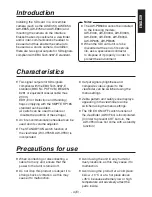 Preview for 5 page of Panasonic AW-PB506AL Operating Instructions Manual