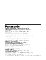 Предварительный просмотр 8 страницы Panasonic AW-PB605P Operating Instructions Manual