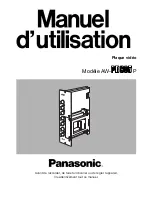 Предварительный просмотр 9 страницы Panasonic AW-PB605P Operating Instructions Manual