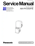 Preview for 1 page of Panasonic AW-PH350E Service Manual