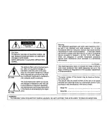 Preview for 2 page of Panasonic AW-PS301 Operating Instructions Manual