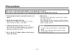 Preview for 8 page of Panasonic AW-PS550E Operating Instructions Manual