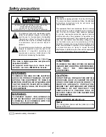 Preview for 2 page of Panasonic AW-RC400 Operating Instructions Manual