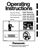 Preview for 1 page of Panasonic AW-RC400E Operating Instructions Manual