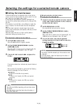 Предварительный просмотр 13 страницы Panasonic AW-RP50E Operating Instructions Manual