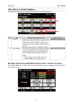 Preview for 7 page of Panasonic AW-RP60G Manual Updating Changes