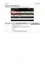 Preview for 8 page of Panasonic AW-RP60G Manual Updating Changes