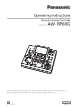 Panasonic AW-RP60G Operating Instructions Manual preview
