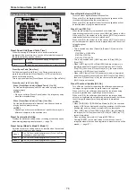 Preview for 76 page of Panasonic AW-UE100 Operating Instructions Manual