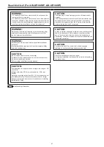 Preview for 2 page of Panasonic AW-UE100WP Operating Instructions Manual