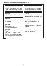 Preview for 4 page of Panasonic AW-UE100WP Operating Instructions Manual