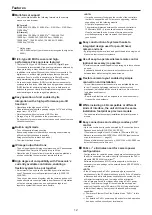 Preview for 12 page of Panasonic AW-UE100WP Operating Instructions Manual