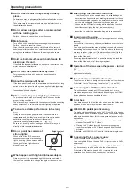 Preview for 14 page of Panasonic AW-UE100WP Operating Instructions Manual