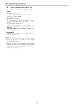 Preview for 30 page of Panasonic AW-UE150KE Operating Instructions Manual