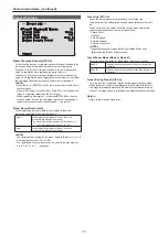 Preview for 73 page of Panasonic AW-UE150KE Operating Instructions Manual