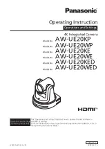 Preview for 1 page of Panasonic AW-UE20KE Operating Instruction