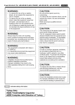 Preview for 4 page of Panasonic AW-UE20KE Operating Instruction