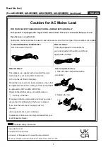 Preview for 5 page of Panasonic AW-UE20KP Operating	 Instruction