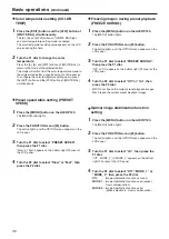 Preview for 30 page of Panasonic AW-UE70 Operating Instructions Manual