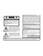 Предварительный просмотр 2 страницы Panasonic AWE300S - SEPERATE CAMERA Operating Instructions Manual