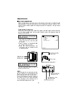 Предварительный просмотр 26 страницы Panasonic AWE300SP - COLOR CAMERA Operating Instructions Manual