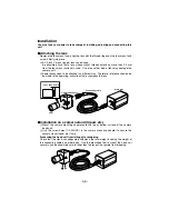 Предварительный просмотр 59 страницы Panasonic AWE300SP - COLOR CAMERA Operating Instructions Manual