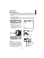 Предварительный просмотр 74 страницы Panasonic AWE300SP - COLOR CAMERA Operating Instructions Manual