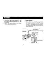 Preview for 12 page of Panasonic AWE800 - COLOR CAMERA Operating Instructions Manual