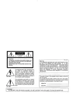 Preview for 2 page of Panasonic AWF575 - COLOR CAMERA Operating Instructions Manual