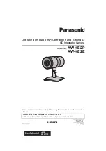 Предварительный просмотр 1 страницы Panasonic AWHE2 Operating Instructions Manual