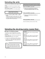 Preview for 10 page of Panasonic AWHE60H Operating Instructions Manual