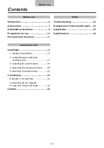 Preview for 5 page of Panasonic AWPH360N - PAN/TILT HEAD Operating	 Instruction