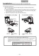 Предварительный просмотр 19 страницы Panasonic AWPH360N - PAN/TILT HEAD Operating	 Instruction