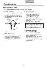 Предварительный просмотр 37 страницы Panasonic AWPH360N - PAN/TILT HEAD Operating	 Instruction