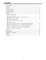 Preview for 4 page of Panasonic AWPH405N - PAN/TILT CAMERA Operating Instructions Manual