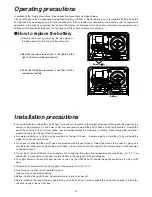 Preview for 4 page of Panasonic AWPH500 - INDOOR PAN/TILT HEAD Operating Instructions Manual