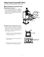 Preview for 7 page of Panasonic AWPH500 - INDOOR PAN/TILT HEAD Operating Instructions Manual