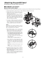 Preview for 8 page of Panasonic AWPH500 - INDOOR PAN/TILT HEAD Operating Instructions Manual